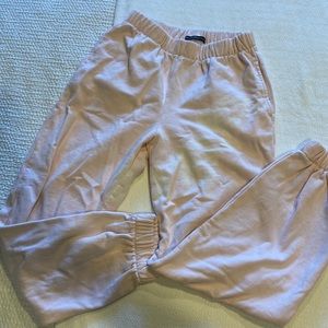 Brandy Melville, light, pink sweatpants